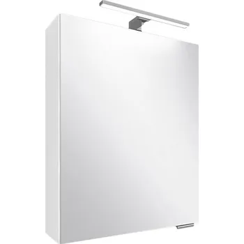 Koupelnový nábytek A-Interiéry Zrcadlová skříňka závěsná s LED osvětlením Fabi W 50 ZS