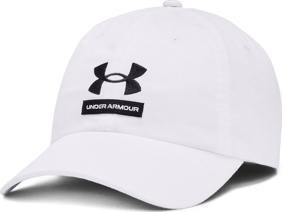 Under Armour Men's Blitzing Adjustable Cap, White / Black, M/L -  1376700-100-M/L