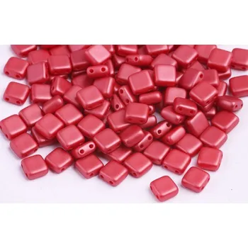 Korálek Dvoudírkové čtverečky č. 66 (6x6 mm)