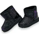 Fashion Dívčí černé sněhule Barva: Černá, Velikost: 27