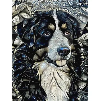 Diamantové malování Diamantové malování - Malovaný bernský salašnický - č. 648 40x50 cm