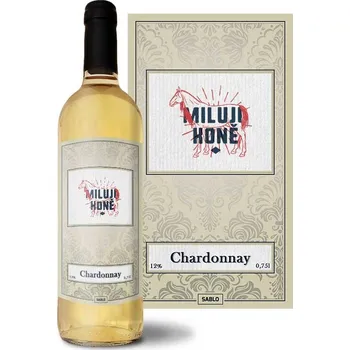 Víno Sablio Bílé víno Miluji koně: 0,75 l