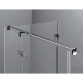 RONAL Stabilizační vzpěra, lze zkrátit na míru, zeď-sklo + T-kus, délka 1600 mm SGGT2.10.1600