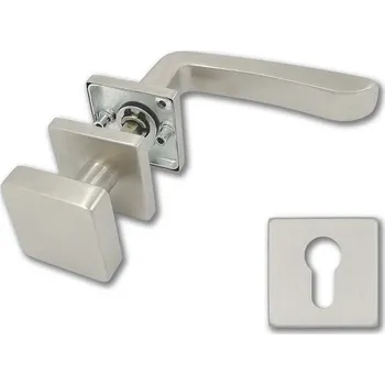 Dveřní kování ASTERIX rozet. kování levá klika-knoflík FAB NEREZ "AKČNÍ CENA BEZ SLEVY"