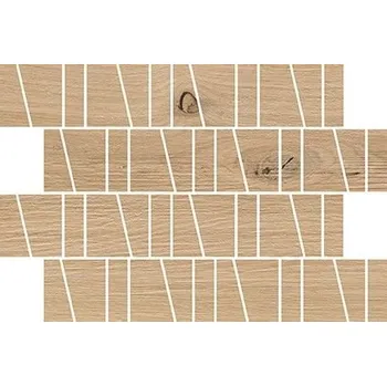 Stavebniny CERSANIT Sandwood beige trapeze mosaic matt 20x29,9 CER-WD484-010