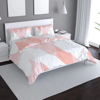 Povlečení Sablio Povlečení Růžové obloučky - 140x200 / 90x70