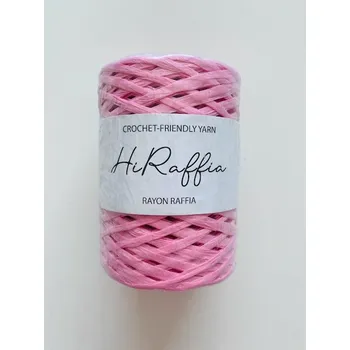 Příze Papírová příze růžová (150m/75g)