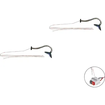 Modelová železnice Woodland Scenics N nástěnná lucerna jednoduché hotový model WJP5658 2 ks