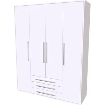 Šatní skříň Nábytek Mikulík Skříň ELITE XL - bílý lesk, antracit, aj.