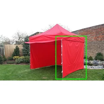 Krycí plachta Boční plachta Profi Steel šíře 9 m - Červená