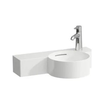 Umyvadlo LAUFEN UMYVADLO ASYM LEVÉ VAL 55 BÍLC LAU-H8152847571061