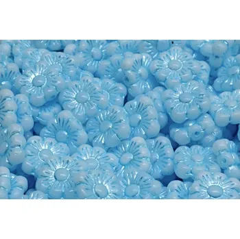 Korálek Korálky čtvercové kytičky 3141 (11x11mm)