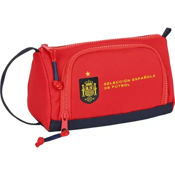 Penál Real Federación Española de Fútbol Školní penál s vybavením RFEF Červená Modrá (20 x 11 x 8.5 cm) (32 Kusy)