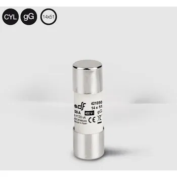 pojistka DF ELECTRIC Válcová pojistková vložka gG 14,3X51 25A