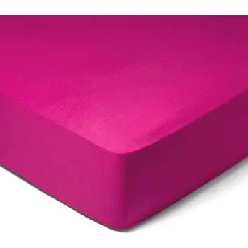 Prostěradlo DekorTextil Jersey napínací prostěradlo vínové ROZMĚR: (š/d/v) 200 x 200 x 20 cm