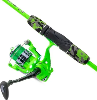 Rybářský prut Saenger Flashlight Stick 60 210 cm/20-60 g + zelený naviják