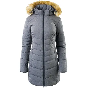 Dámský kabát Dámský Kabát HI-TEC LADY GVENI 26670-GREY ME/BLK – Šedá L