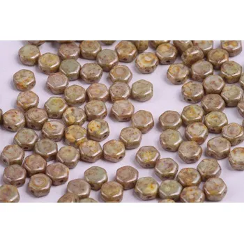 Korálek Dvoudírkový hexagon č. 73