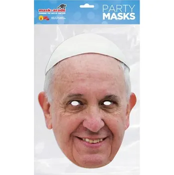 Karnevalová maska Papírová maska Papež František