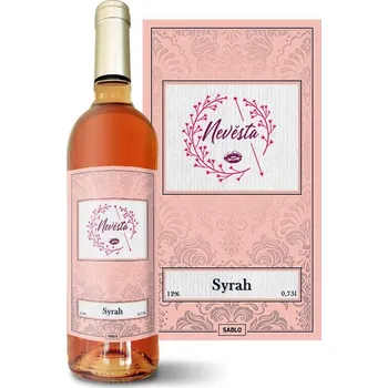 Víno Sablio Růžové víno Nevěsta: 0,75 l