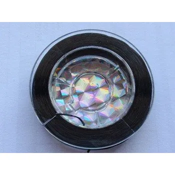 Korálek Pruženka plochá černá (10m)