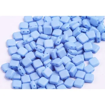 Korálek Dvoudírkové čtverečky č. 87 (6x6 mm)