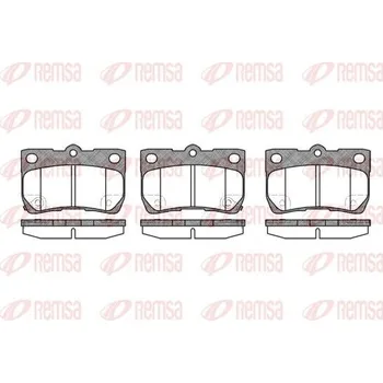Brzdová destička Sada brzdových destiček, kotoučová brzda REMSA 1181.02