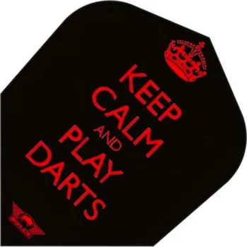 Příslušenství pro šipky Bull's NL Letky Powerflite D100 - Keep Calm and Play Darts BU-50711