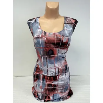 Dámská tunika Top halenka BLANIČKA, Barva Světle modrá, Velikost XXL 48, Materiál 98% Polyester 2% Lycra