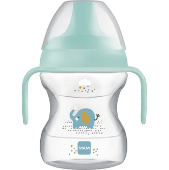 Stolování MAM Hrnek Learn To Drink Cup 6m+ 190 ml 1 ks zelený