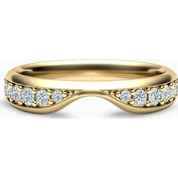 Prsten Korbička Šperky DÁMSKÝ SNUBNÍ PRSTEN BASIC 007 - Diamant SI1/E -bílé zlato/žluté zlato/červené zlato