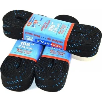 Tkaničky do bot Voskované tkaničky Tex-Style 244 cm, černá, 96" Tex Style