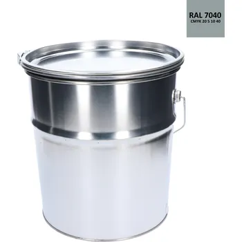 barva na kov Barva antikorozní polomatná na zinek 10 kg - okenní šedá