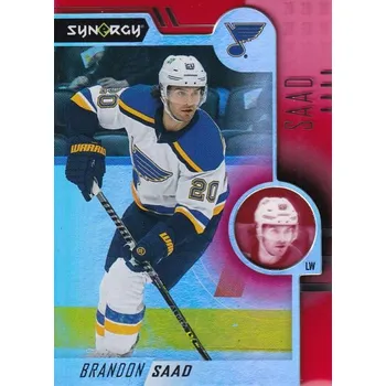 Karetní hra paralel karta BRANDON SAAD 22-23 Synergy Red Bounty číslo 10