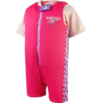 Dětská móda Dětské Jednodílné plavky SPEEDO PRINTED FLOAT SUIT IU 8-1225814683 – Růžová 4-5