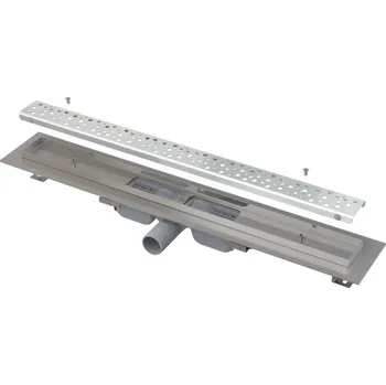Odvodňovací žlab ALCAPLAST Antivandal Low - Podlahový žlab Antivandal s roštem ALC-APZ111-550L