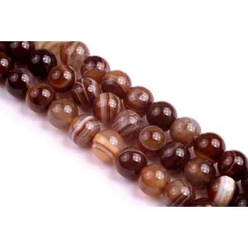 Korálek Minerál achát č.47 (8mm)