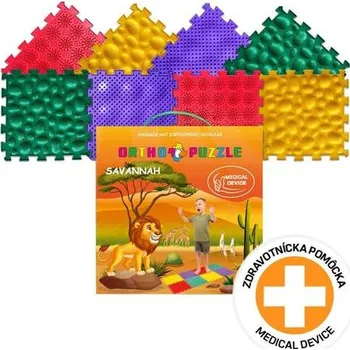 Ortopedický kobereček ORTHOPUZZLE Savana – pro děti od 1 roku