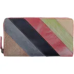 Dámská kožená peněženka/penál Lagen 9000/R Lipstick Multi růžová