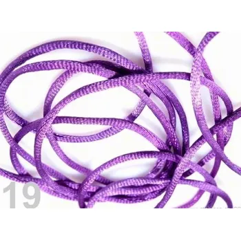 Korálek Šňůrka saténová č.19 (2mm)