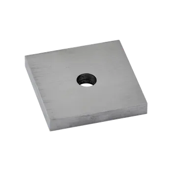 Zábradlí Podložka horní 40 x 40 x 6 mm, broušená nerez AISI 304