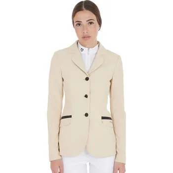 Jezdecké sako EQUESTRO Sako závodní Mesh Equestro, dámské, beige L