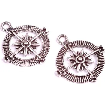 Korálek Kov 848 (29x25x3 mm)