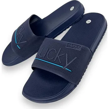 Pánské pantofle Camo Pánské modré pantofle 03 Barva: Modrá, Velikost: 41