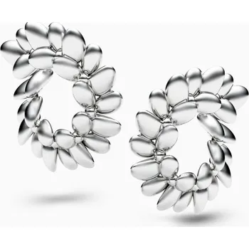 Náušnice Korbička Šperky Vavřínové náušnice 006 -bílé zlato/žluté zlato/červené zlato