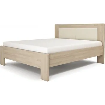 Postel TEXPOL Dvoulůžko LÍVIA - čalouněné čelo BUK ROZMĚR: 160 x 220 cm - ATYP