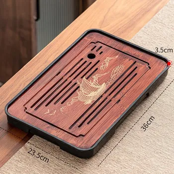 Čínský podnos na vodu pro čajový obřad - Loď 2