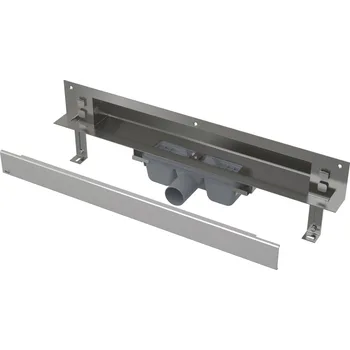 ALCAPLAST Spa - Odtokový systém pro zabudování do stěny, kryt nerez-lesk, osvětlení rainbow ALC-APZ5-EDEN_AEZ124-10501