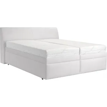 Postel BLANÁŘ NÁBYTEK, a.s. Čalouněná dvoulůžková postel MERKUR - BÍLÁ