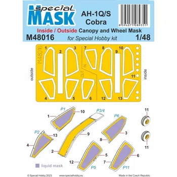 Plastikový model Special hobby 1/48 Mask AH-1Q/S Cobra (SP.HOBBY)